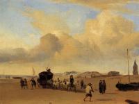 Boudin, Eugene - The Beach at Scheveningen